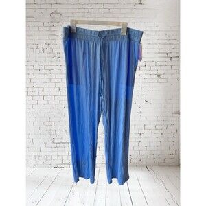 Womens Pants Stars Above XXL 2X Blue Lounge Pants